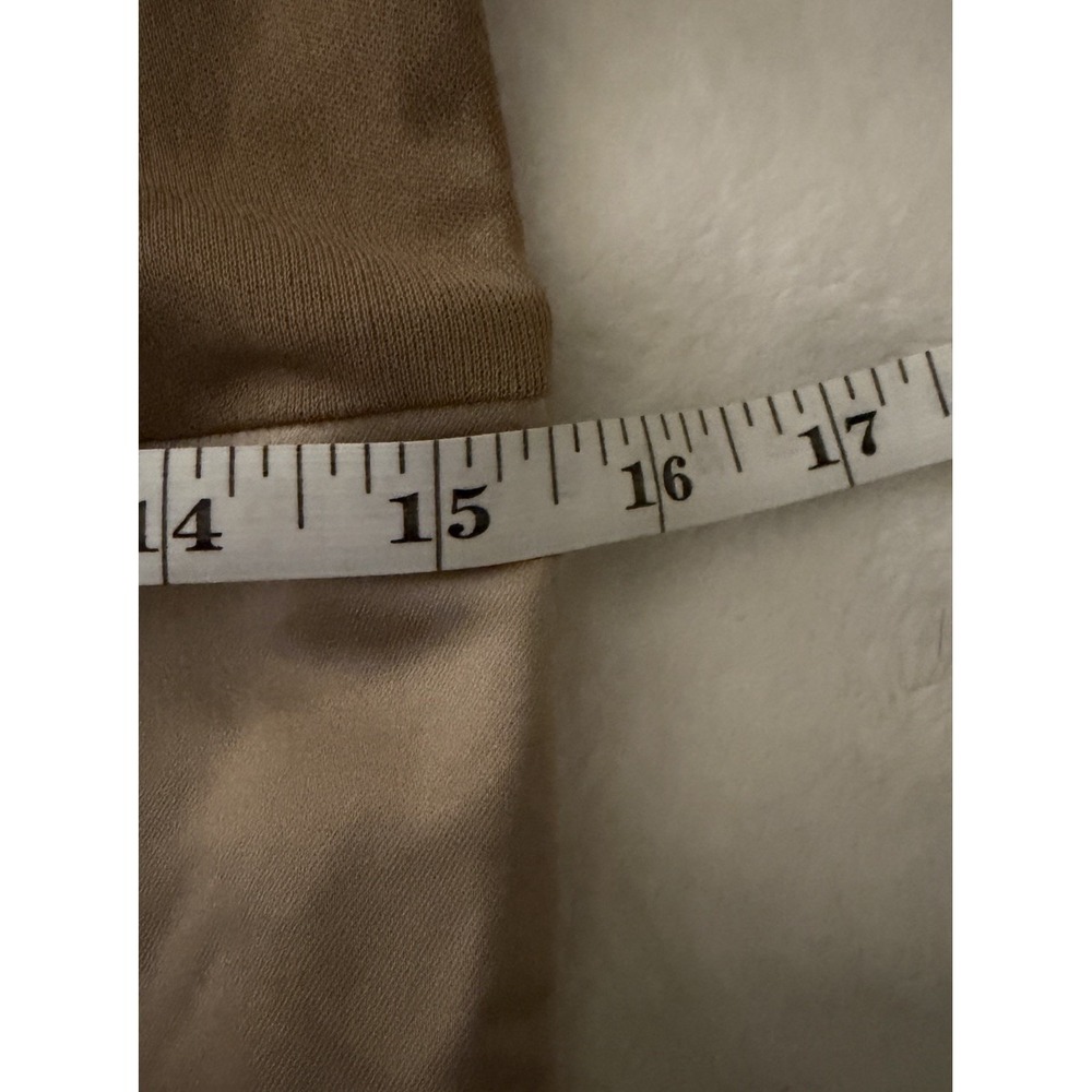 Vtg Heidi Weisel Silk Mini Slip Dress Champagne USA 90s Y2K Minimalist Luxury - Picture 12 of 16